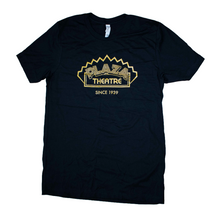 Load image into Gallery viewer, Black T-Shirt with Plaza Theatre logo and "Since 1939".