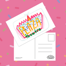 Load image into Gallery viewer, Plaza Postcard by Luna Ecks