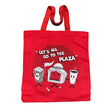 Load image into Gallery viewer, "Let's All Go To The Plaza!" Tote Bag by Jordan Kady