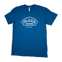 Load image into Gallery viewer, Blue T-Shirt with Plaza Theatre logo and &quot;Since 1939&quot;.
