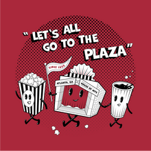Load image into Gallery viewer, &quot;Let&#39;s All Go To The Plaza!&quot; Tote Bag by Jordan Kady
