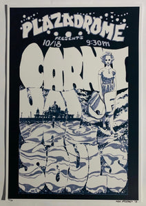 Poster for the Plazadrome screening of Carnival of Souls (1962), dir. Herk Harvey. Art by Alex McCleskey